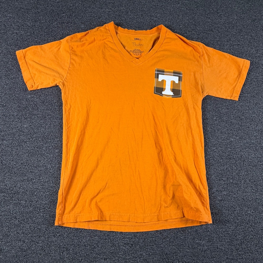 Tennessee T-Shirt Women S Orange NCAA Football Graphic Pressbox EUC